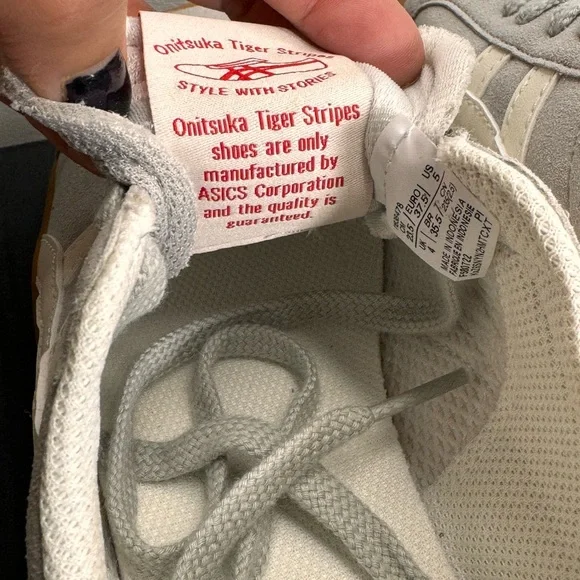 Onitsuka Tiger Trainer Oyste Grey/white casual classic unisex summer vacation